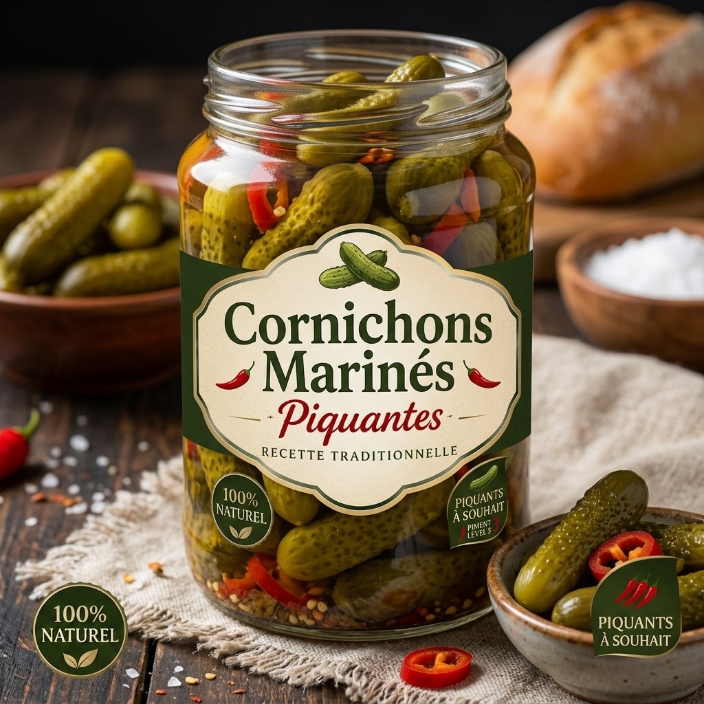 Cornichons marinés